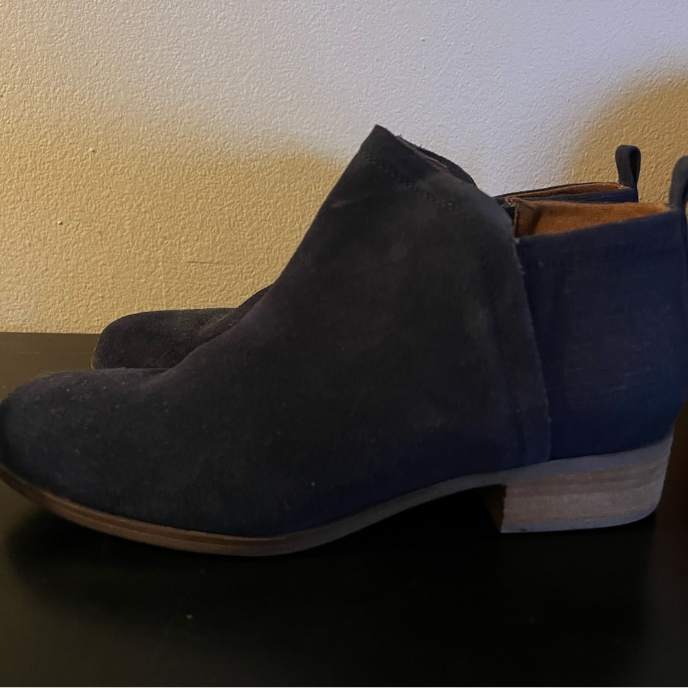 Toms Blue and Brown Shoes